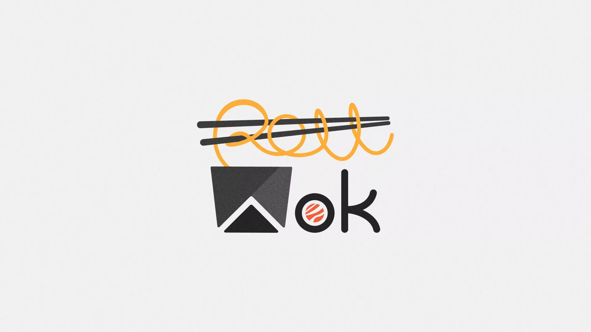 Разработка логотипа в Немане для суши-бара «Roll Wok Club» Разработка логотипа в Немане для суши-бара «Roll Wok Club»